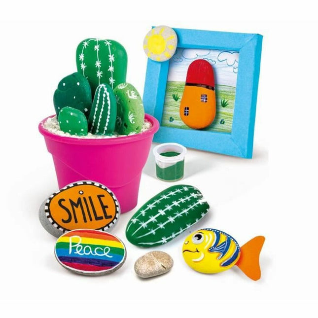 Bastelspiel Clementoni Pebble creations (FR) Bunt