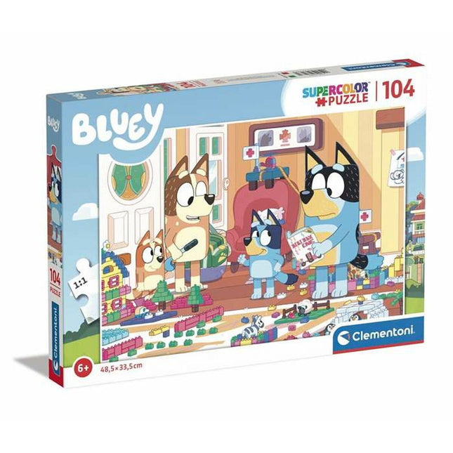 Puzzle Bluey 104 Stücke Für Kinder