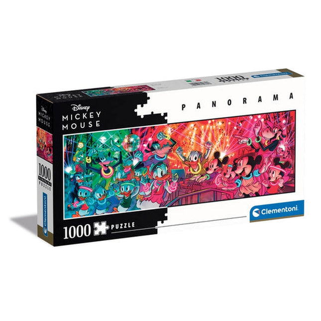 Puzzle Mickey Mouse Clementoni 39660 Panorama: Disney Disco 1000 Stücke