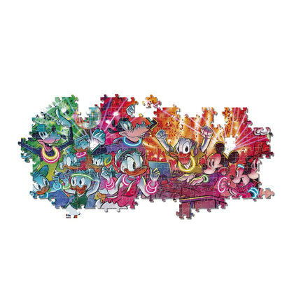 Puzzle Mickey Mouse Clementoni 39660 Panorama: Disney Disco 1000 Stücke