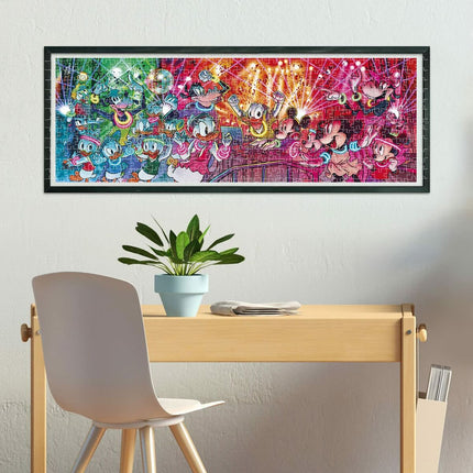 Puzzle Mickey Mouse Clementoni 39660 Panorama: Disney Disco 1000 Stücke