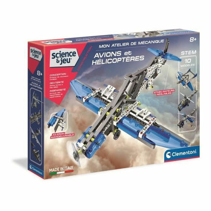 Konstruktionsspiel Clementoni My Mechanics Workshop Airplanes and Helicopters Bunt 1 Stücke