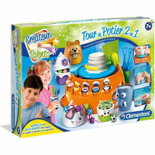 Bastelspiel Clementoni Creator of talents - 2-in-1 potter's wheel