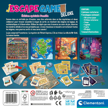 Tischspiel Clementoni 52601 - Escape Game Deluxe