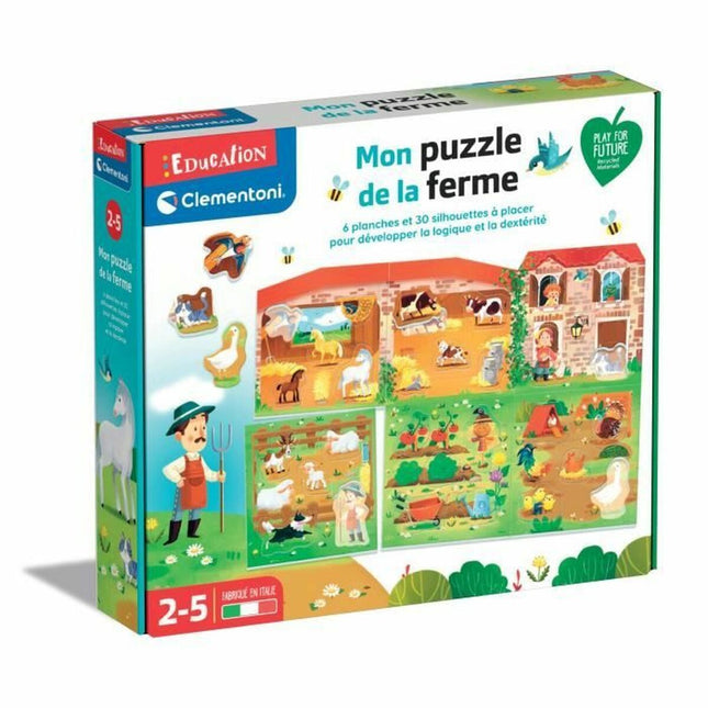 Lernspiel Clementoni Mon Puzzle de la Ferme (FR) Bunt (30 Stücke)