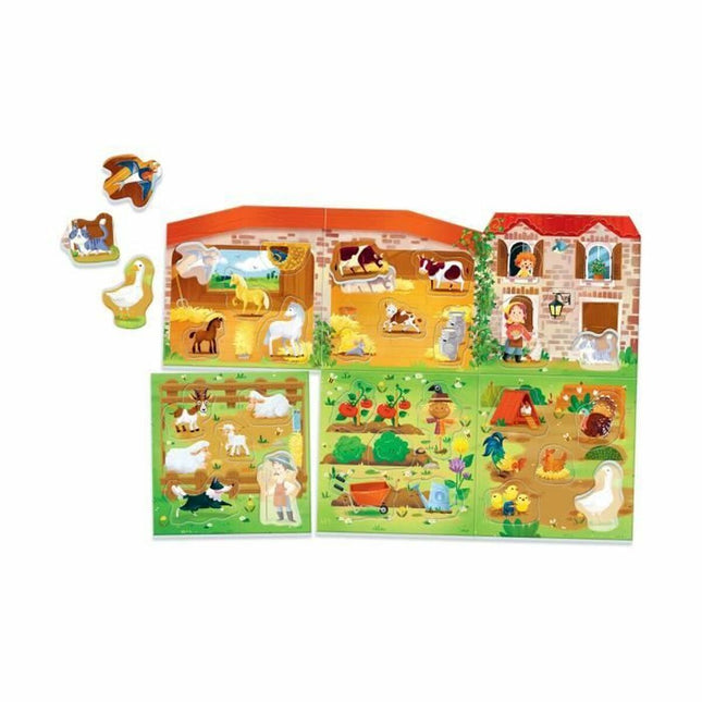 Lernspiel Clementoni Mon Puzzle de la Ferme (FR) Bunt (30 Stücke)
