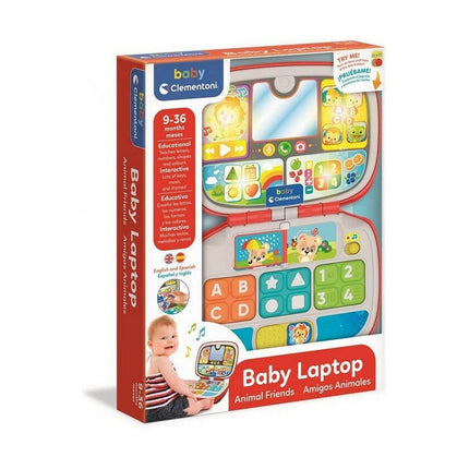 Pädagogisches Spielzeug Clementoni Baby Friends Animals Laptop (23 x 30 x 6 cm)