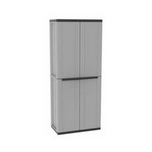 Schrank Terry jline268 Schwarz/Grau Harz (68 x 37,5 x 163,5 cm)