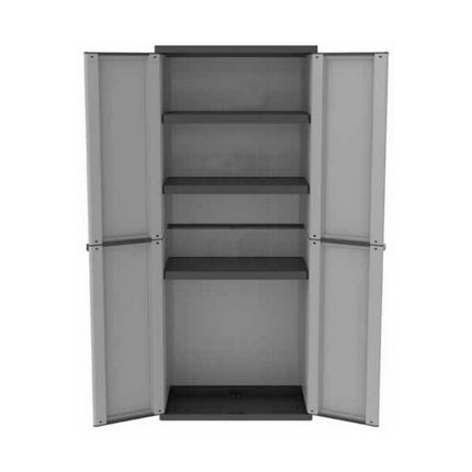 Schrank Terry jline268 Schwarz/Grau Harz (68 x 37,5 x 163,5 cm)