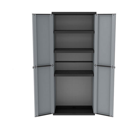 Schrank Terry jline268 Schwarz/Grau Harz (68 x 37,5 x 163,5 cm)