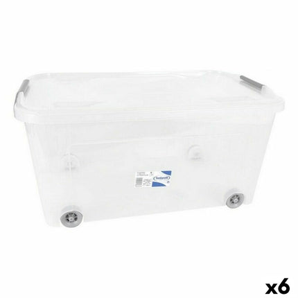 Aufbewahrungsbox mit Deckel Combi Tontarelli 8035656000EAN 43 L (59 x 38 x 29 cm) (6 Stück)