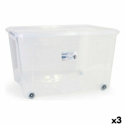 Aufbewahrungsbox mit Deckel Combi Tontarelli 145 L (78,2 x 58,2 x 47 cm) (3 Stück)