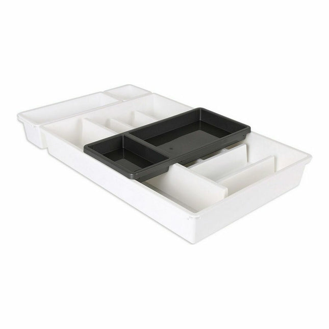 Besteckkasten Tontarelli Bella Weiß 4 Stücke 29 x 49,2 x 6,7 cm (5 Stück)