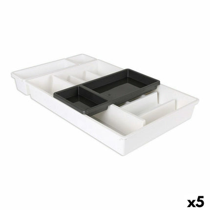 Besteckkasten Tontarelli Bella Weiß 4 Stücke 29 x 49,2 x 6,7 cm (5 Stück)