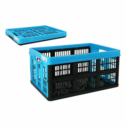 Faltschachtel mit Griffen Tontarelli Voilà Blau 53 x 37 x 27 cm (10 Stück)