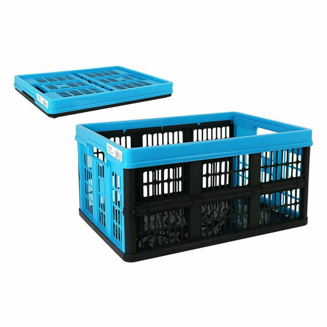 Faltschachtel mit Griffen Tontarelli Voilà Blau 53 x 37 x 27 cm (10 Stück)