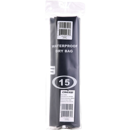 Wasserfeste Tasche Cressi-Sub PVC 15 L Schwarz