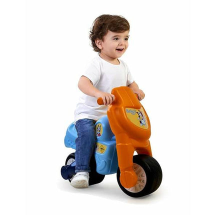 Rutschauto Feber 62 cm Motorrad Bunt