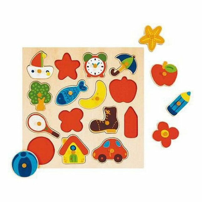 Puzzle Diset Holz Formen (15 pcs)