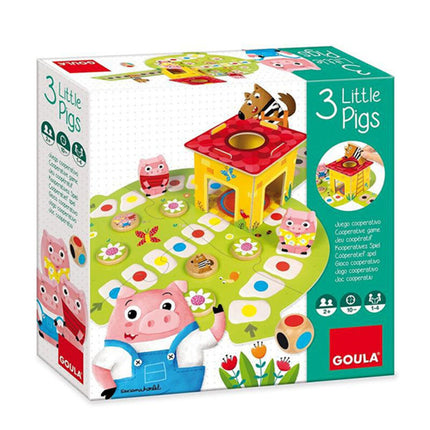 Spiel aus Holz Diset Goula 3 Little Pig (ES-PT-FR-IT-EN-CS)