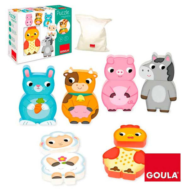 Personalisierbares Holzpuzzle Goula Diset (12 pcs)