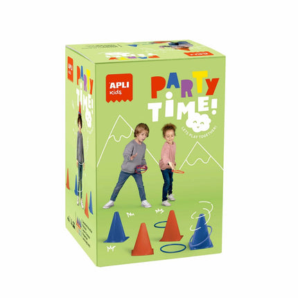 Geschicklichkeitsspiel Apli Party Time Ringe Kegel
