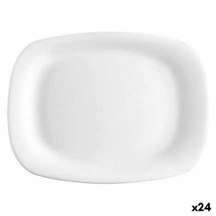 Teller Bormioli Parma rechteckig (24 Stück) (18 x 21 cm)