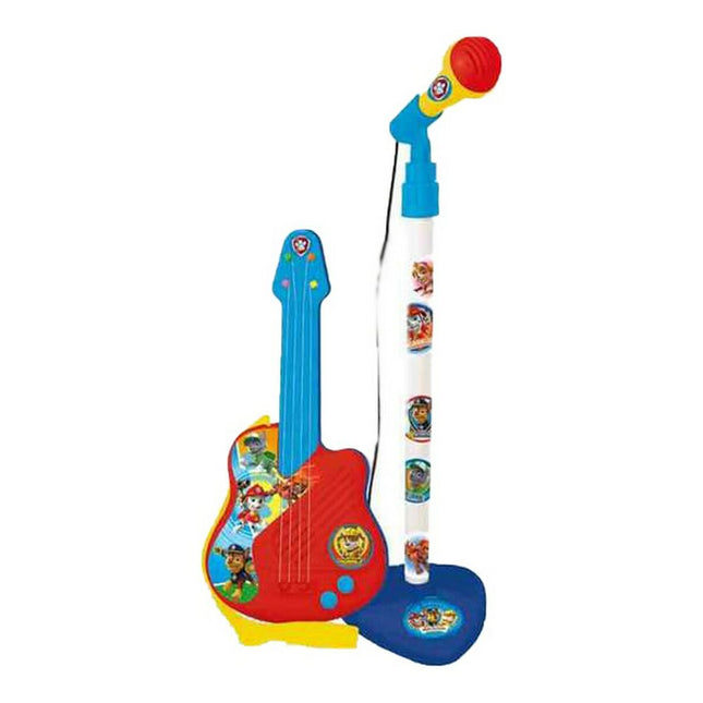 Kindergitarre Reig Paw Patrol Mikrofon