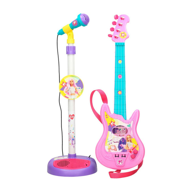 Musik-Spielzeug Barbie Mikrofon Kindergitarre
