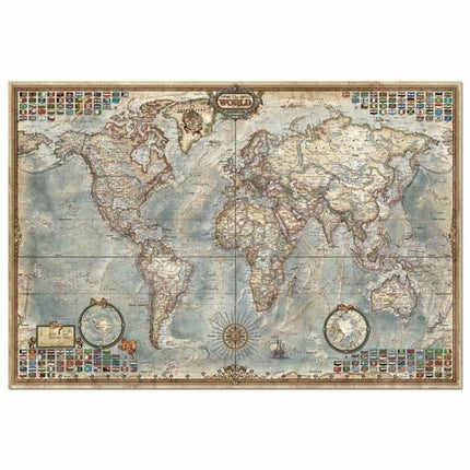Puzzle Educa 14827 World Map 4000 Stücke