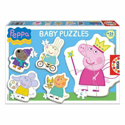 Set mit 5 Puzzeln Peppa Pig Educa Baby 15622