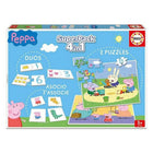 Lernspiel Peppa Pig SuperPack 4 in 1 Educa