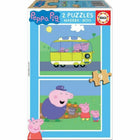 Puzzle Educa 17156 (2 x 9 pcs)