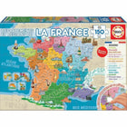 Kinderpuzzle Educa Departments and Regions of France Karte (150 Stücke)