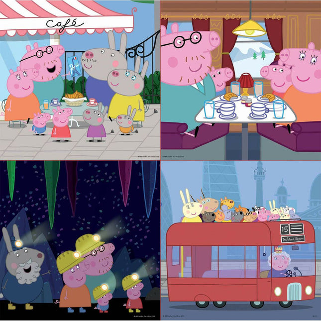 Set mit 4 Puzzeln Educa Peppa Pig Progressive (6-9-12-16 pcs)