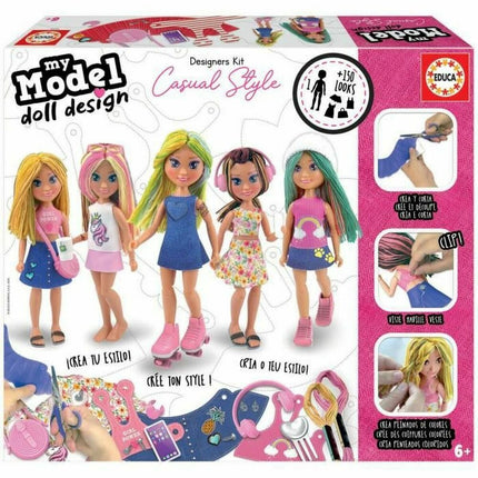 Lernspiel Educa My Model Doll Design Casual Bunt (1 Stücke)