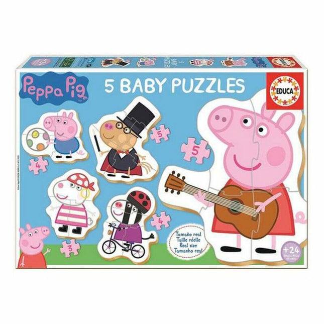 Set mit 5 Puzzeln   Peppa Pig Baby