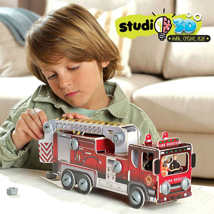 3D Puzzle Educa Studio 3D (FR) Feuerwehrauto 57 Stücke
