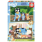 Set mit 2 Puzzeln Bluey 16 Stücke