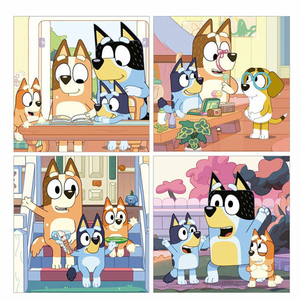 Set mit 4 Puzzeln Educa Bluey