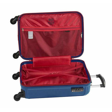 Kabinentrolley F.C. Barcelona 20/21 34,5 x 55 x 20 cm 20" Granatrot Marineblau