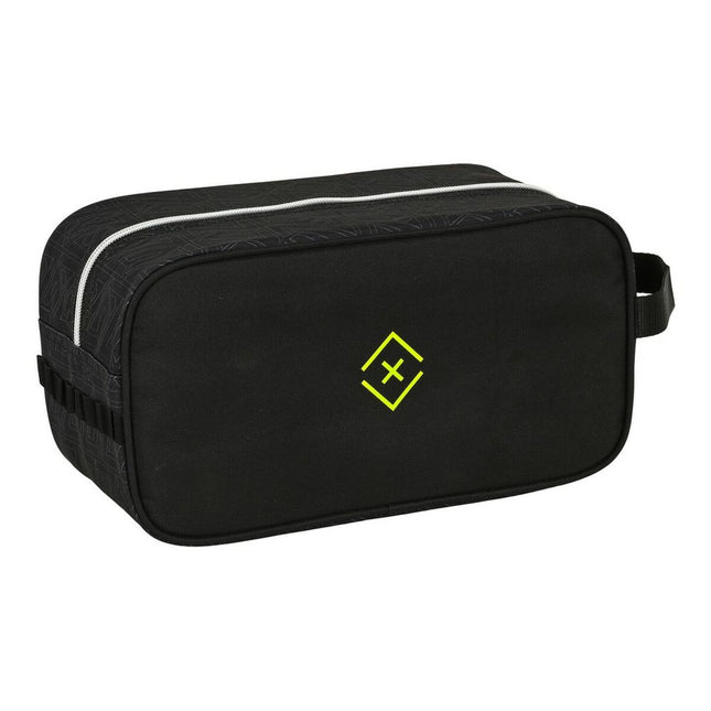 Schuhtasche für die Reise Nerf Neon Schwarz Neongrün 29 x 15 x 14 cm