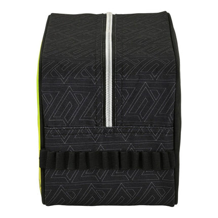 Schuhtasche für die Reise Nerf Neon Schwarz Neongrün 29 x 15 x 14 cm