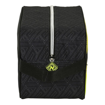 Schuhtasche für die Reise Nerf Neon Schwarz Neongrün 29 x 15 x 14 cm
