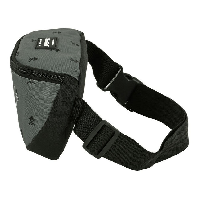 Gürteltasche BlackFit8 Skull Schwarz Grau (23 x 14 x 9 cm)
