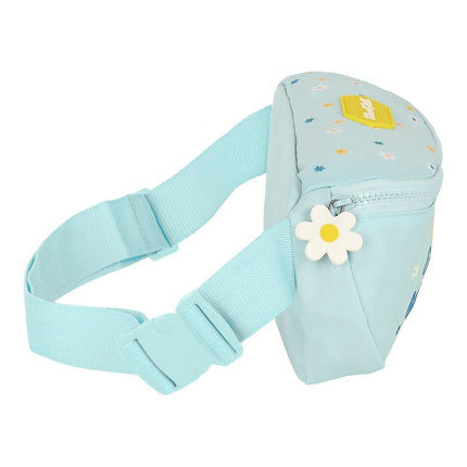 Gürteltasche BlackFit8 Daisies Hellblau (23 x 14 x 9 cm)