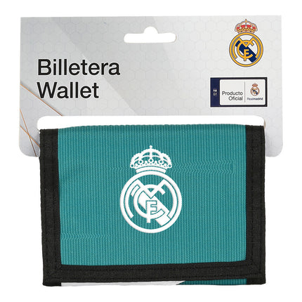 Tasche Real Madrid C.F. Weiß Türkisgrün (12.5 x 9.5 x 1 cm)