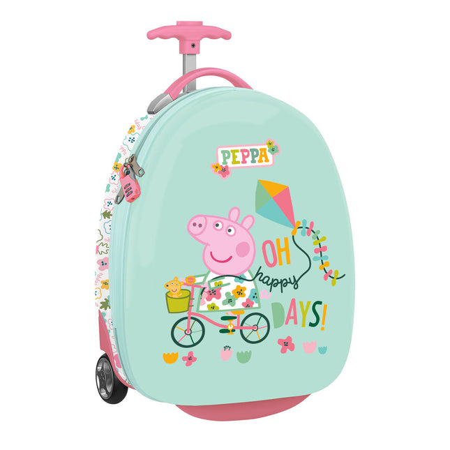 Kabinentrolley Peppa Pig Cosy Corner Hellblau 16'' (28 x 43 x 23 cm)