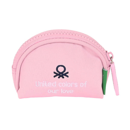 Geldbeutel Benetton Vichy Rosa (9.5 x 7 x 3 cm)