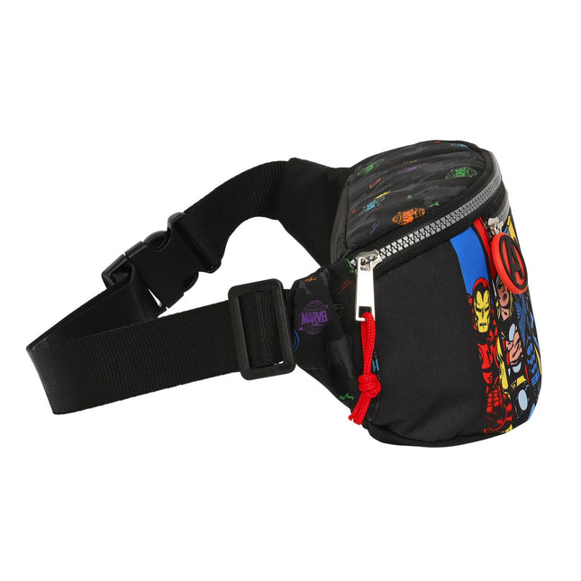 Gürteltasche The Avengers Super heroes Schwarz 23 x 12 x 9 cm